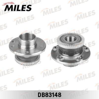 Ступица с подшипником передняя (5 отверстий) +abs, opel omega A/B 86-03. - Miles DB83148
