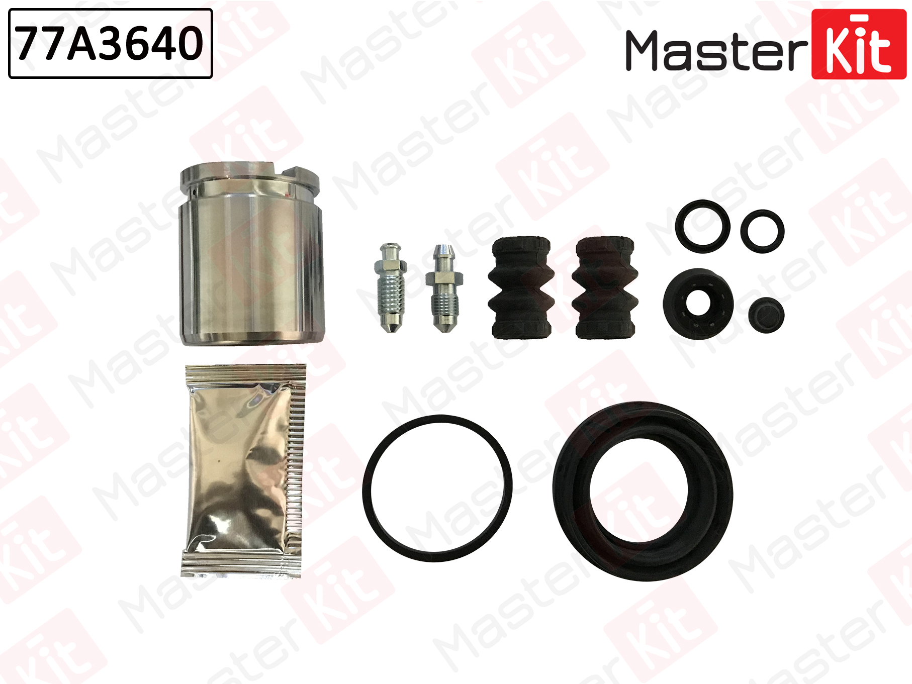 Ремкомплект тормозного суппорта + поршень - Master KiT 77A3640