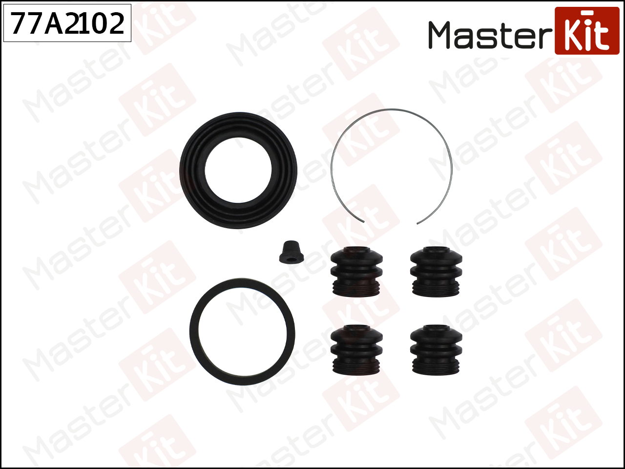 Ремкомплект тормозного суппорта | зад | - Master KiT 77A2102