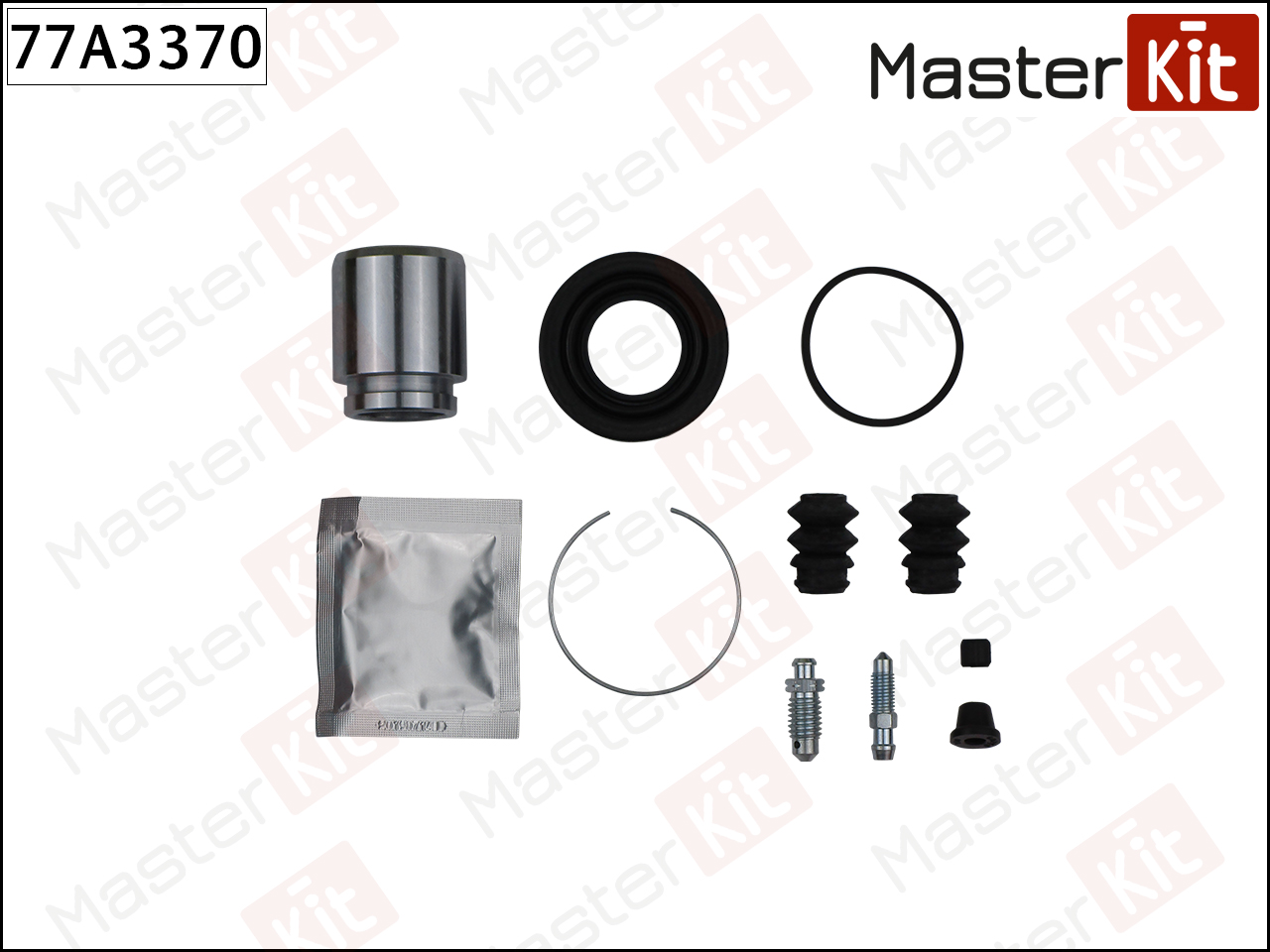 Ремкомплект тормозного суппорта + поршень - Master KiT 77A3370