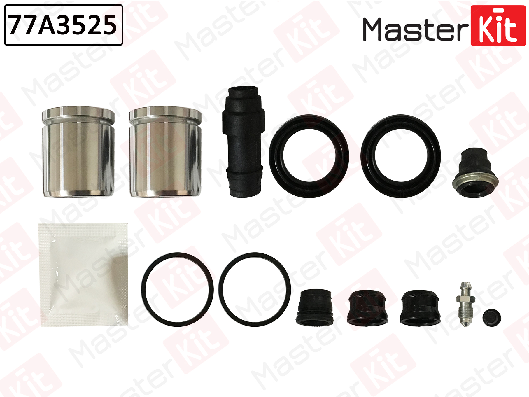 Ремкомплект тормозного суппорта + поршень - Master KiT 77A3525