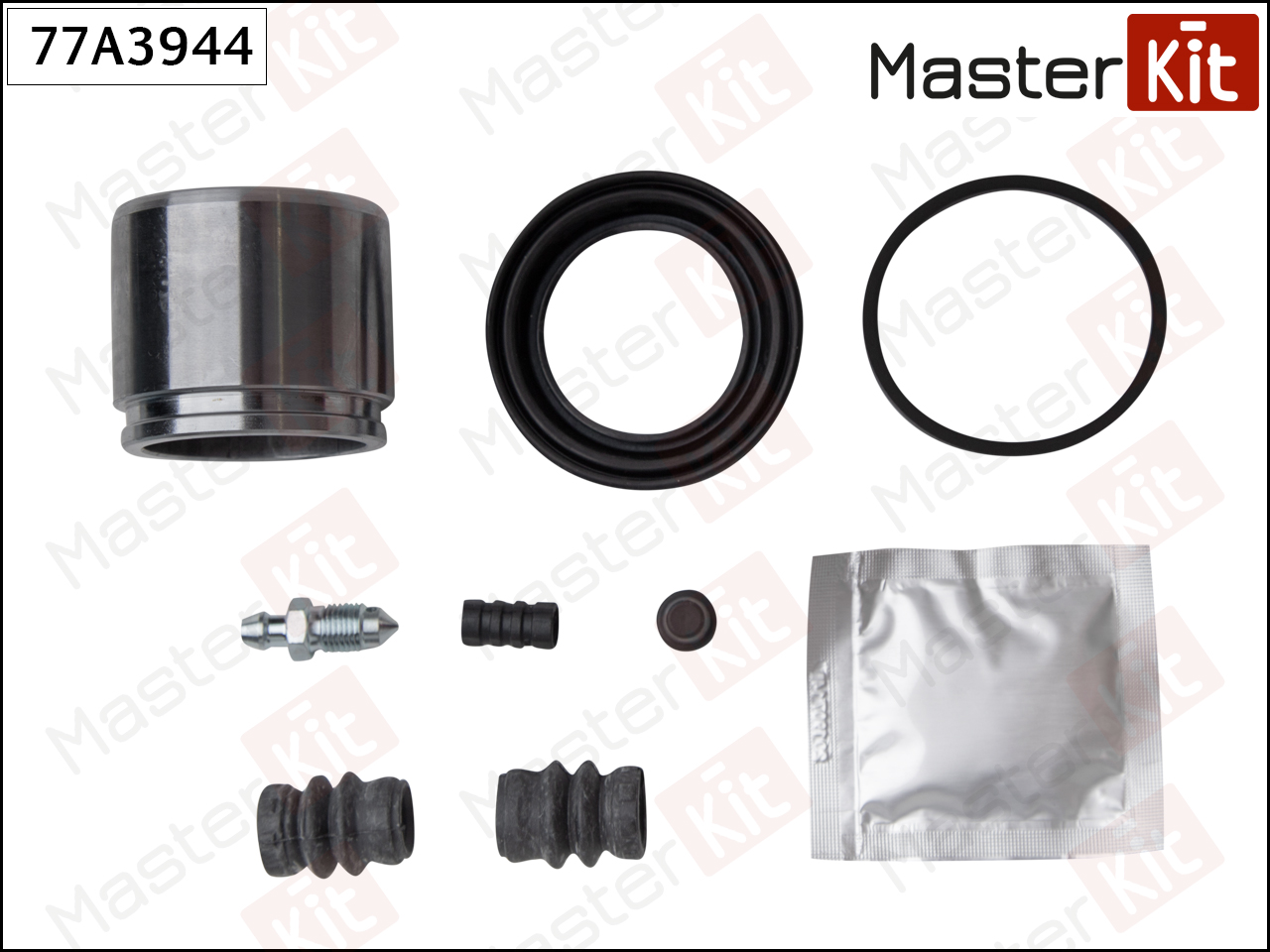 Ремкомплект тормозного суппорта + поршень - Master KiT 77A3944