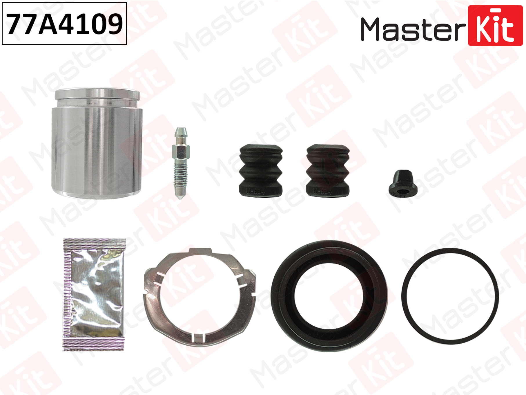 Ремкомплект тормозного суппорта + поршень - Master KiT 77A4109