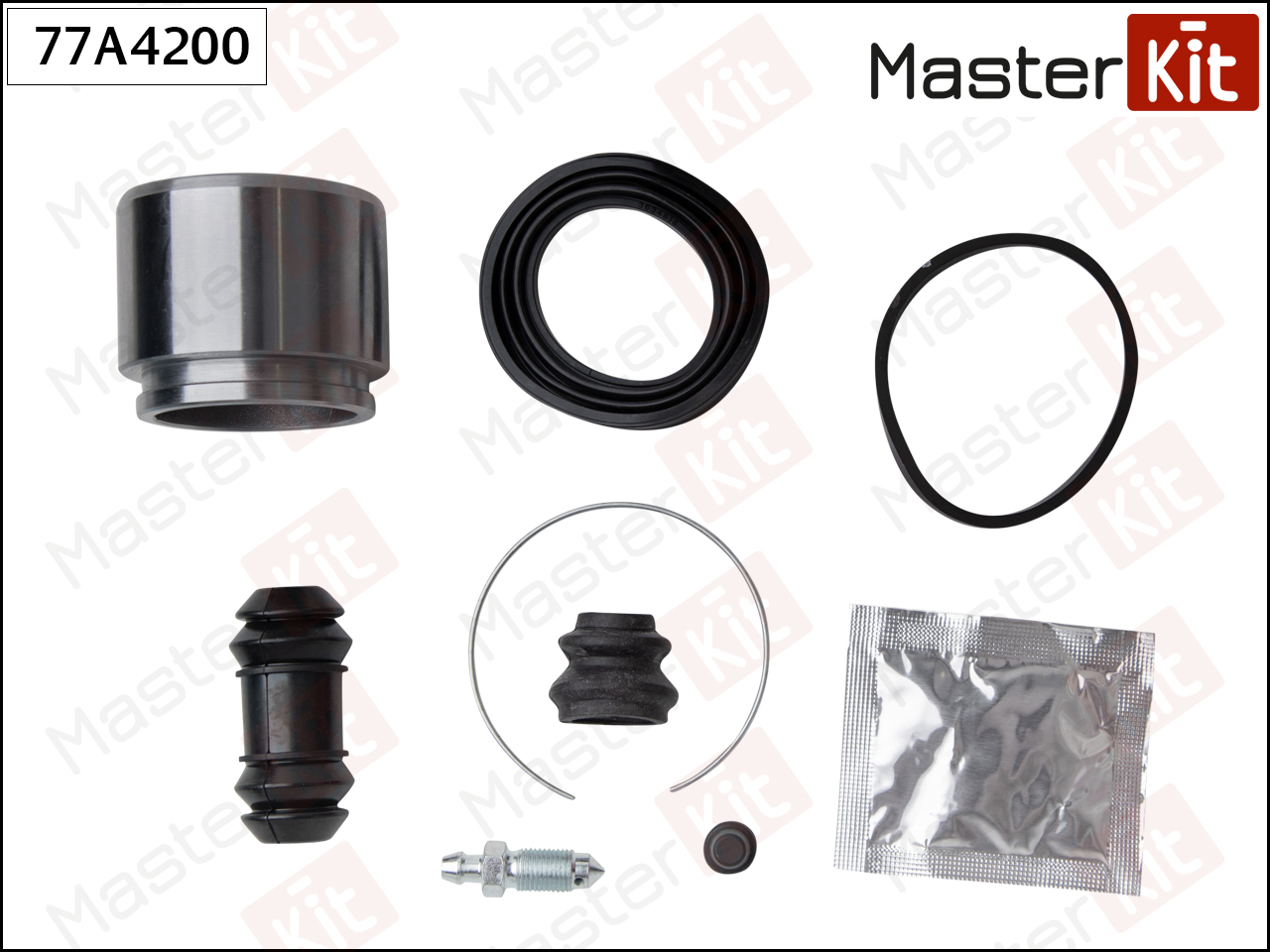 Ремкомплект тормозного суппорта + поршень - Master KiT 77A4200