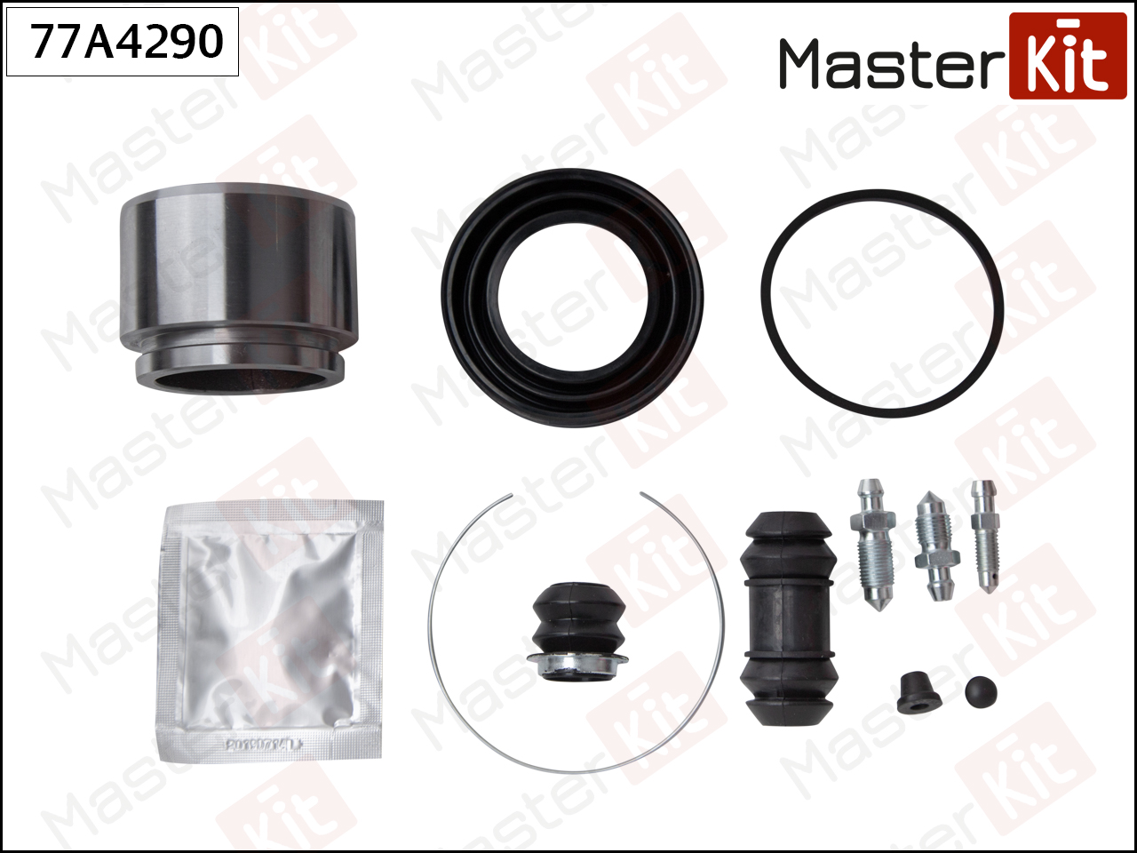 Ремкомплект тормозного суппорта + поршень - Master KiT 77A4290