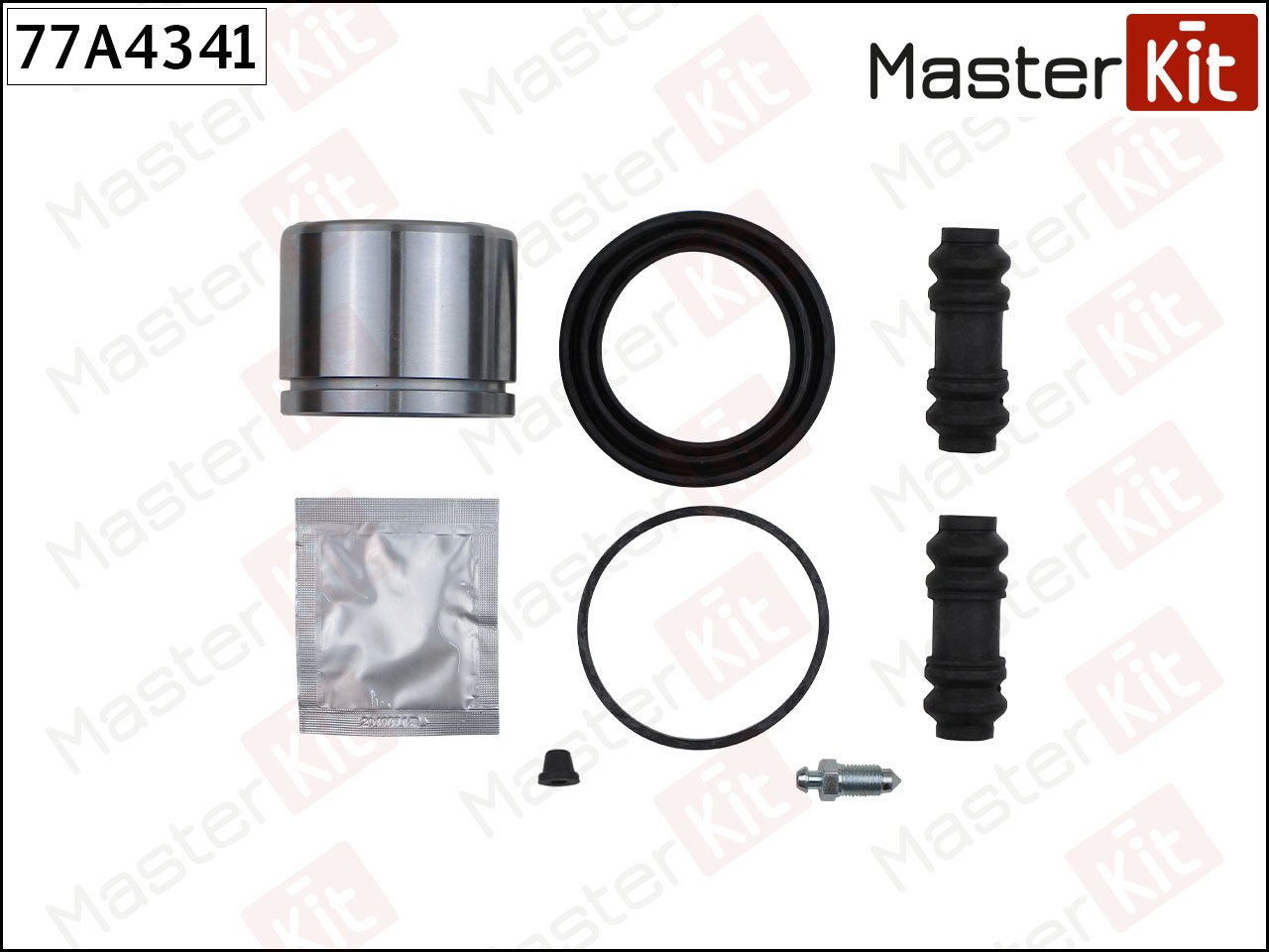 Ремкомплект тормозного суппорта + поршень - Master KiT 77A4341