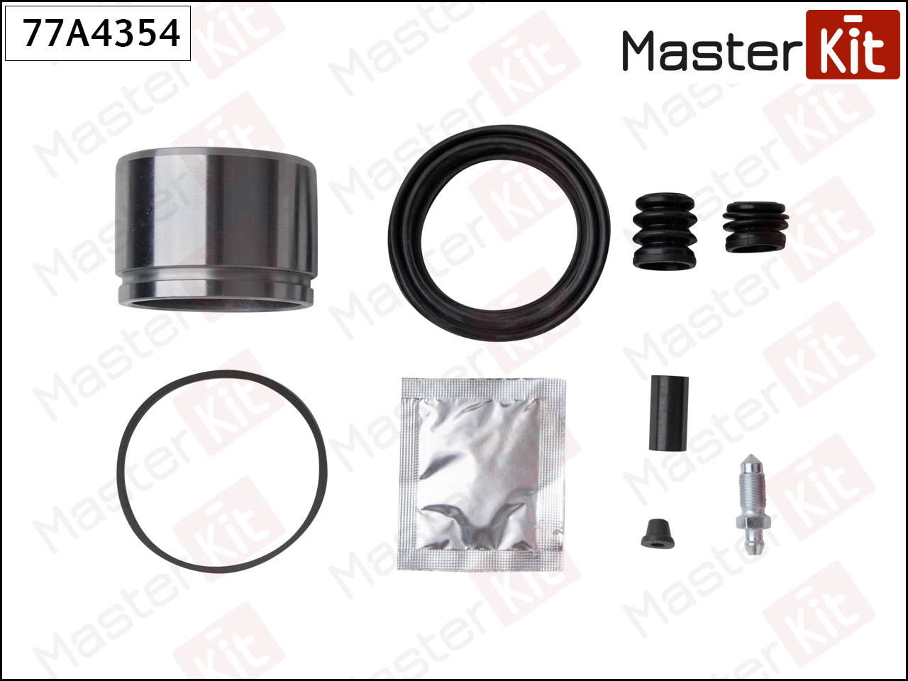 Ремкомплект тормозного суппорта + поршень - Master KiT 77A4354