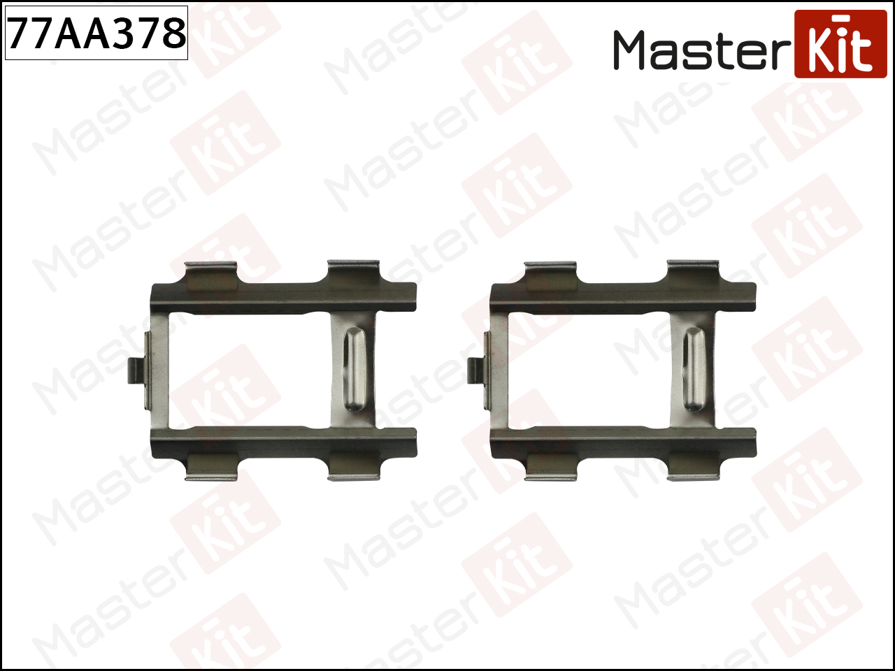 Ремкомплект крепления тормозных колодок - Master KiT 77AA378