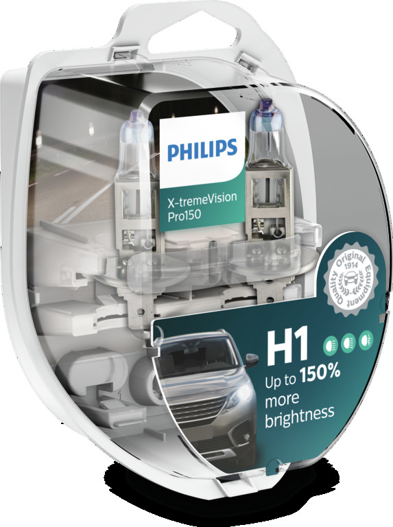 Лампа H1 X-treme Vision Pro150 S2 2шт Philips                12258XVPS2