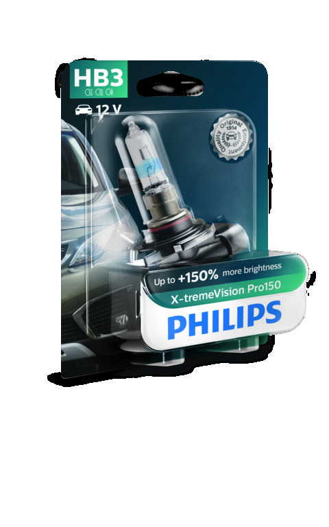 Лампа HB3 X-treme Vision Pro150 B1 Philips                9005XVPB1
