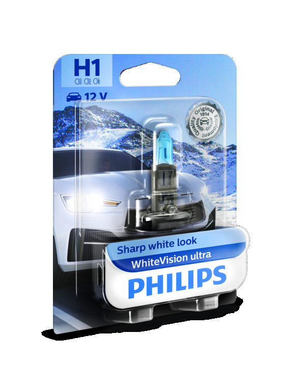 Лампа H1 WhiteVision ultra B1 - Philips 12258WVUB1