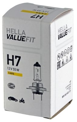 Лампа накаливания valuefit, H7 12V 55W p - Hella 8GH242632121