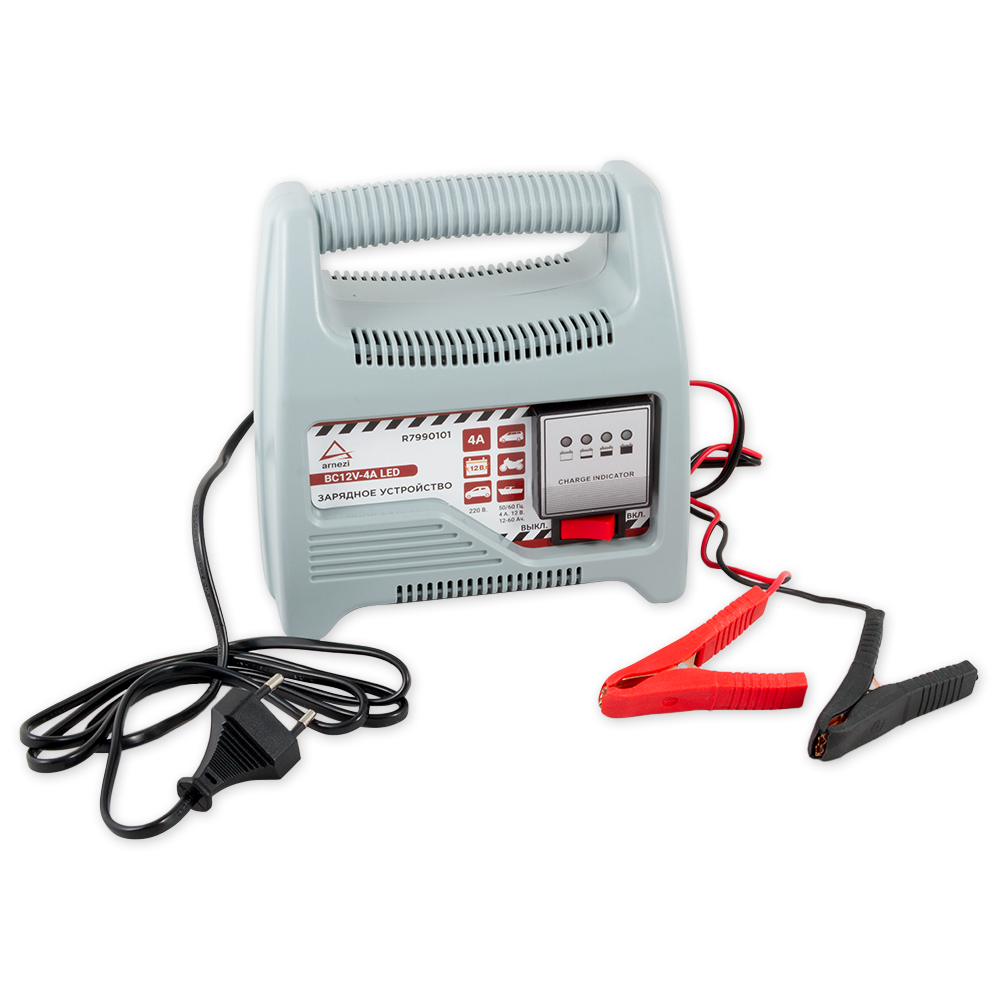 Зарядное устройство 12В 4А 12-60Ач 220в - ARNEZI R7990101