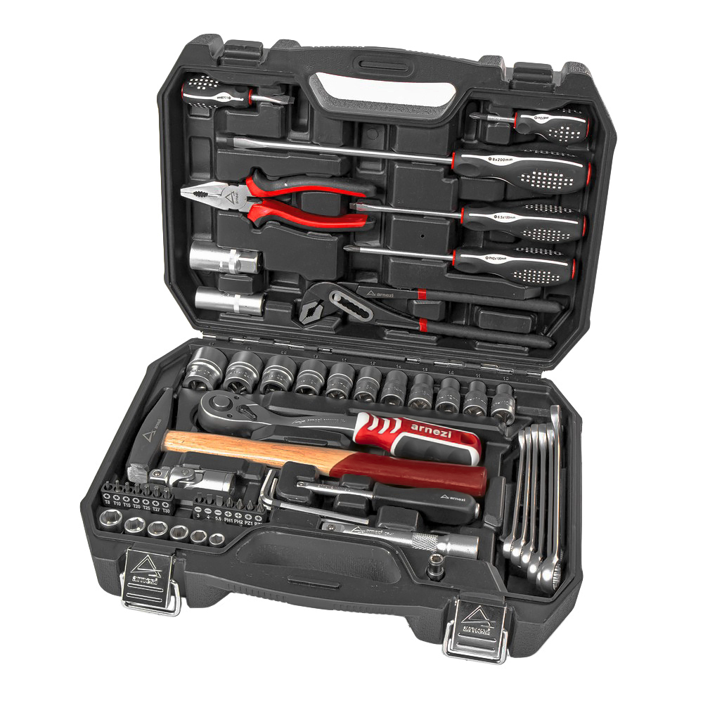 Набор инструментов 58 пр. 1/4dr, 1/2dr - ARNEZI R0900058
