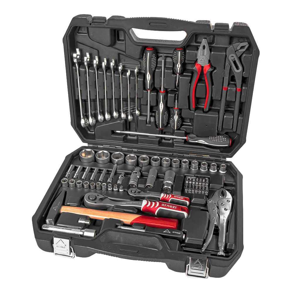 Набор инструментов 72 пр. 1/4dr, 1/2dr - ARNEZI R0900072