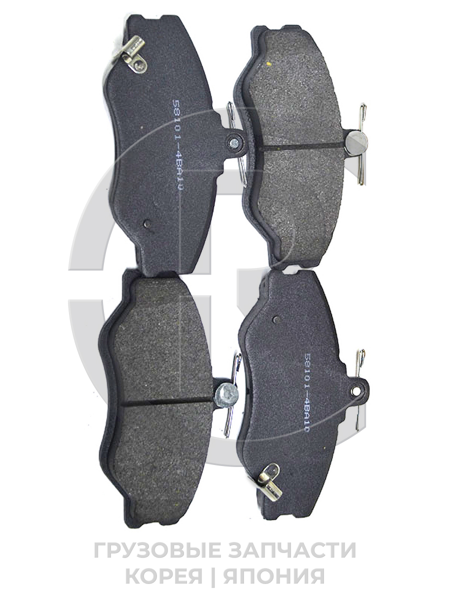 Колодка торм.hyundai porter диск.передние компл.4шт. - CR CR581014BA10