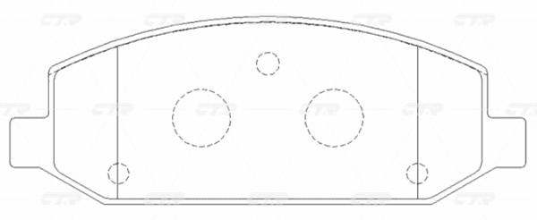 / ckg-63 gk0308 Колодки тормозные дисковые - CTR GK0308