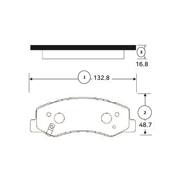 / ckic-2 gk1346 Колодки тормозные дисковые - CTR GK1346