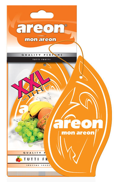 Ароматизатор MON XXL бумажный Тутти-фрутти 043-313 (мин.упак.10шт) - AREON 704-064-313