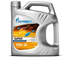 Масло Super 10w-30 4л, - GAZPROMNEFT 2389901324