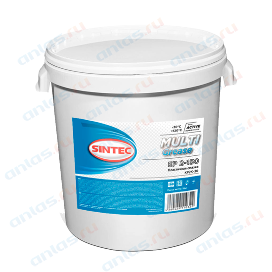 Смазка sintec multi grease EP 2-150 18 кг синяя - SINTEC 80503