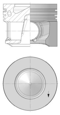 Поршень комплект BMW 1(e87)/1(f20)/3(f30)/5(f10) 03- 2.0td n47d20 - Kolbenschmidt 41264600