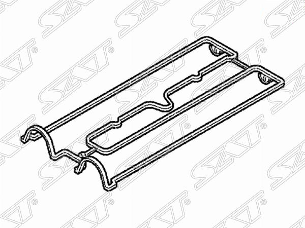 Прокладка клапанной крышки opel astra f/h/g vectra A/ vectra b/zafira a 2,0 - SAT K5607883
