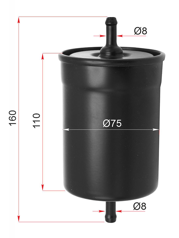 Фильтр топливный audi A4 94-01/a6 97-05/vw golf 91-99/pas 88-05/ford   95-06 - SAT ST1H0201511A