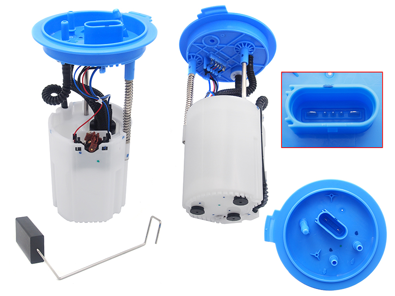 Насос топливный (в сборе) 1,2/1,4/1,6/1,8/2,0 audi a3/skoda Octavia II/Yeti/VW Jetta/Pas 10- - SAT ST1K0919051DB