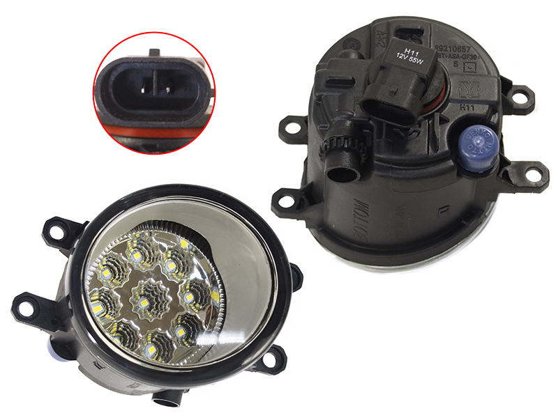 Фара противотуманная avensis/corolla/vitz/rav/ractis//ist 05-/premio/allion 07-/camry 06- RH диодная - SAT ST2122052DR