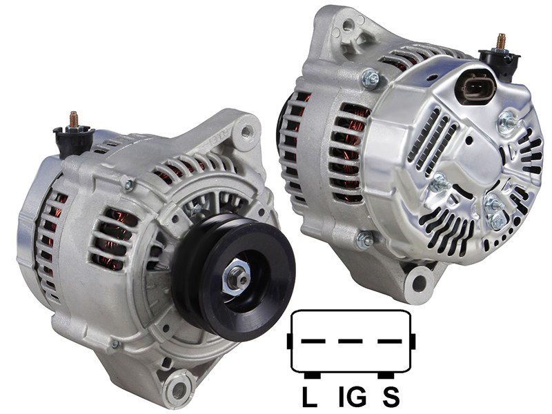 Генератор toyota land cruiser 100 4,2 1hdfte 98- 12V 120a - SAT ST2706017230N