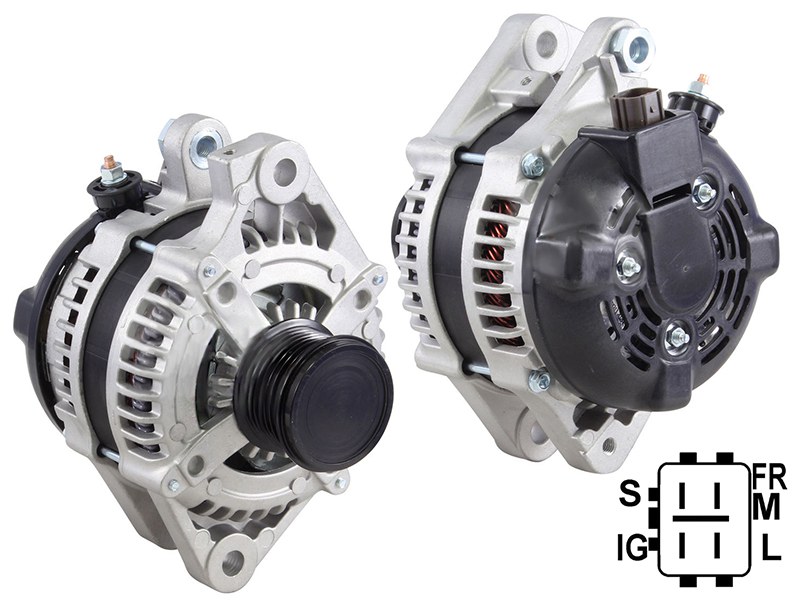 Генератор toyota camry acv40 2grfe 06-11/lexus GS 300 3,0/3,5 3/4gr-fse 06-13 12V 100a - SAT ST2706031071N