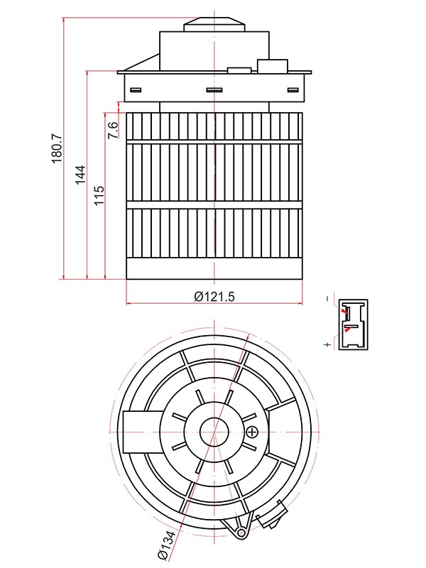 Мотор отопителя салона nissan juke 10- - SAT ST272261KA0A