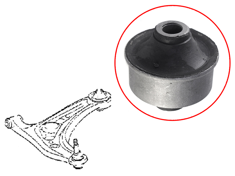 Сайлентблок задний переднего рычага toyota probox/succeed 02- - SAT ST4865559065