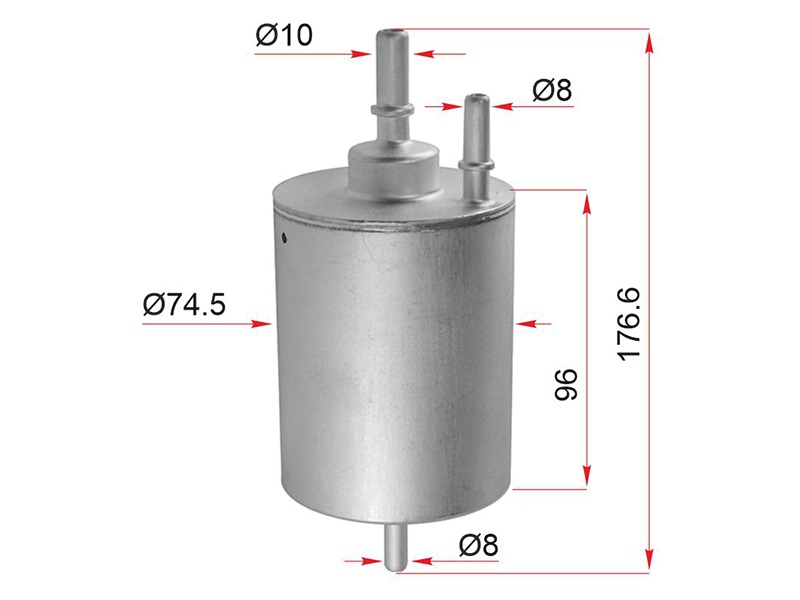 Фильтр топливный audi A4 1.8 4WD 00-08/a6 2.4/3.0/4.2 04-08 - SAT ST4F0201511D