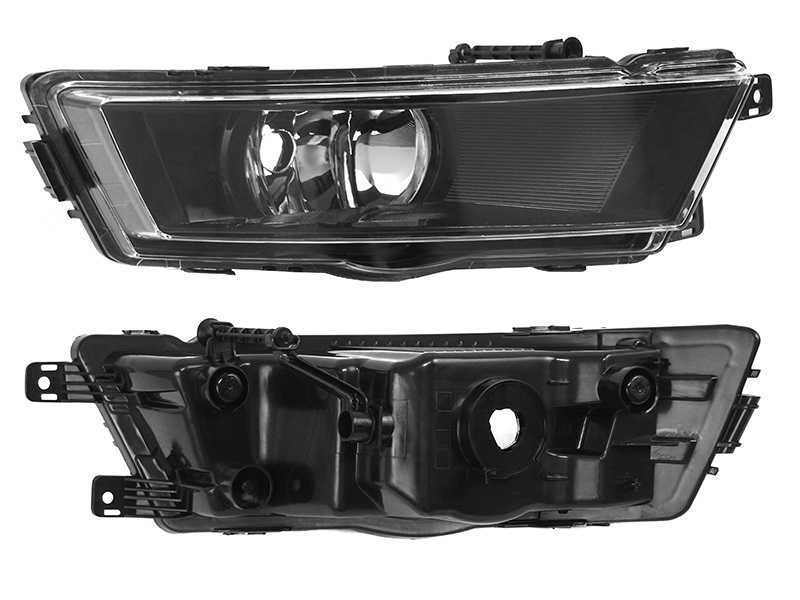 Фара противотуманная skoda rapid 12-17 RH черная - SAT ST6652012RUE2