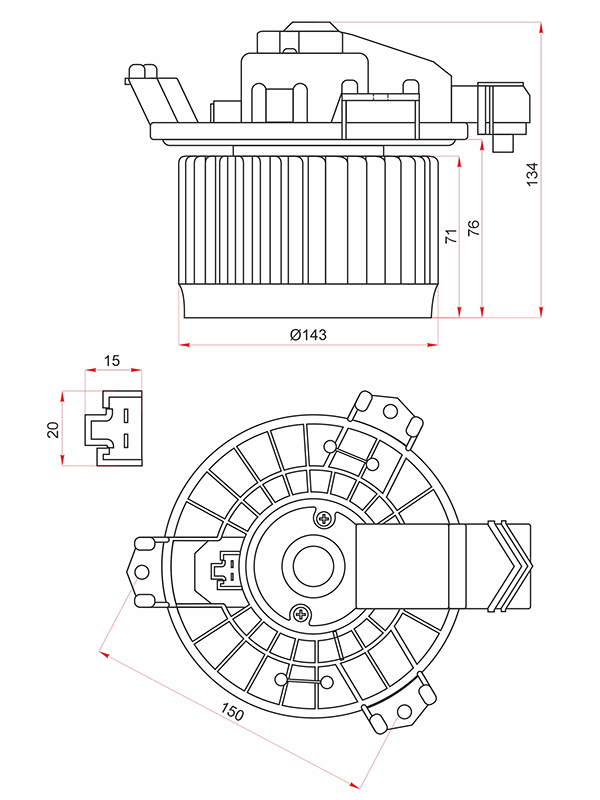 Мотор отопителя салона toyota vitz/yaris #cp9# 05-10/toyota vitz/yaris ##p13# 10-/ractis 05-10/toyot - SAT ST8710352120