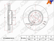 Диск тормозной перед mercedes c-class w205 14- - SAT STA0004212412