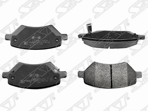 Колодки тормозные передние chery amulet/qq/tiggo 06- - SAT STA216GN3501080BA