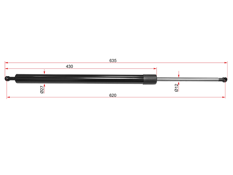 Амортизатор крышки багажника mercedes g-class w463 98- - SAT STA4639800164