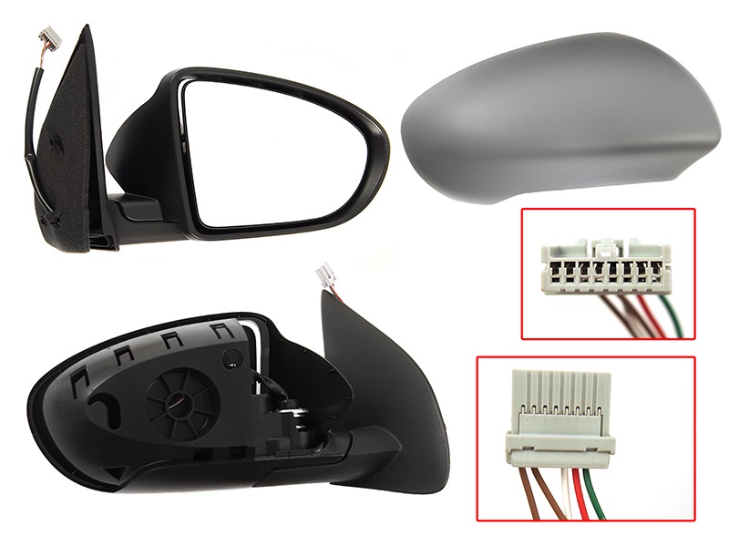 Зеркало nissan qashqai/dualis 06-14 RH регулировка, обогрев 5 контактов - SAT STDT65940B1