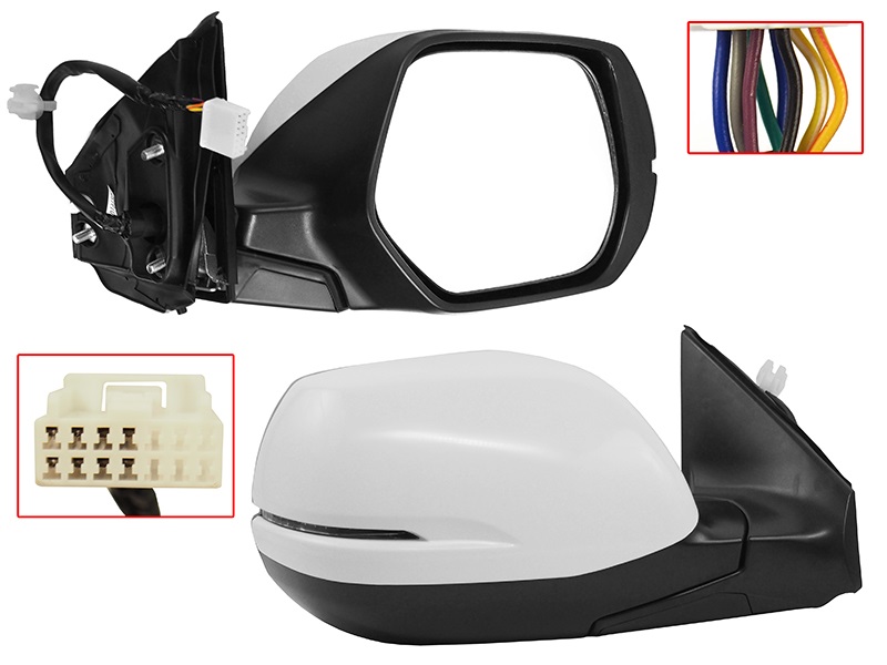 Зеркало honda cr-v 17- RH обогрев, складывание, поворот 8 контактов - SAT STHD699401