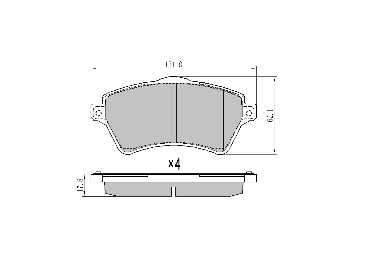 Колодки тормозные перед land rover freelander 98-06 - SAT STLR021899