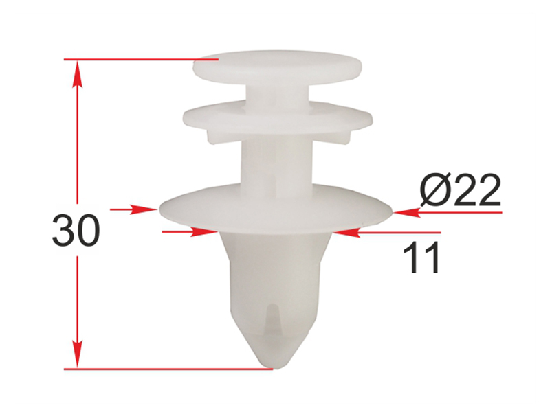 Клипса обшивки двери jeep/chrysler (1 шт.) - SAT STM12560