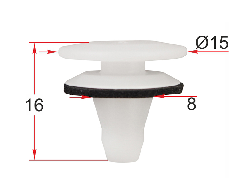 Клипса крепления заднего фонаря hyundai/kia (1 шт.) - SAT STM12563