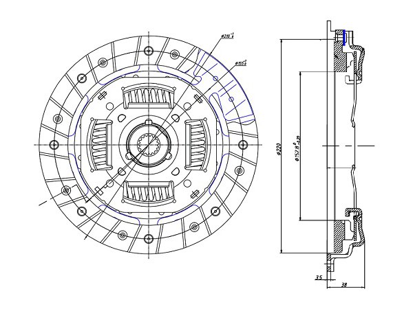 Комплект сцепления ford fiesta/fusion/mazda 2 1,6 01- - SAT STWFD030A