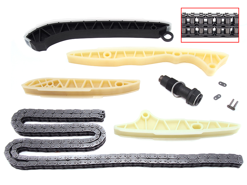Комплект цепи ГРМ m272 3,5 mercedes W203/W204/GLK350/ML350/R350/E350/Sprinter/Vito 07- - SAT TKBE014