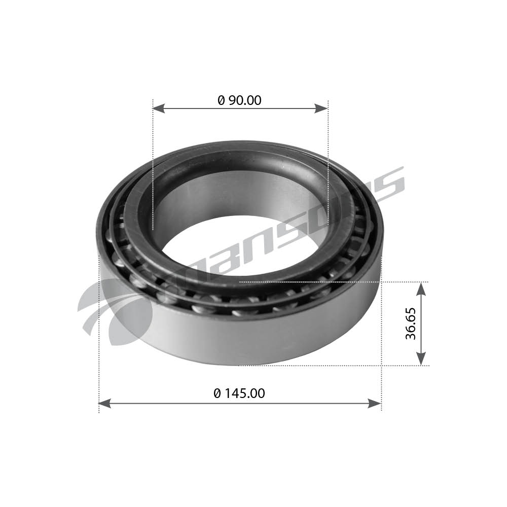 300021 Подшипник ступицы внутр. D145mm / Trailor () - Mansons 300 021