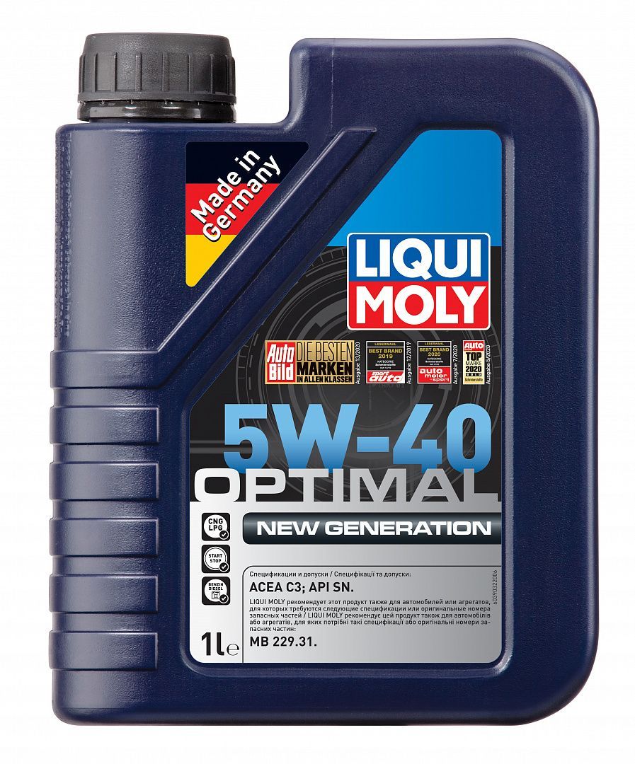 5w-40 Optimal New Generation, 1л (HC-синт.мотор.масло) - Liqui Moly 39032