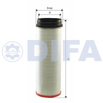 Фильтр воздуха  43118-01 аналог cf1650 - DIFA DIFA43118-01
